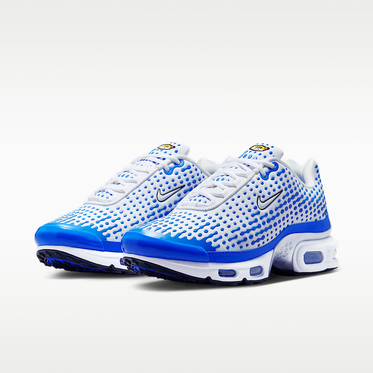 Air Max Plus VII Men's Shoes White/Blue Crystal/Metallic Silver/White