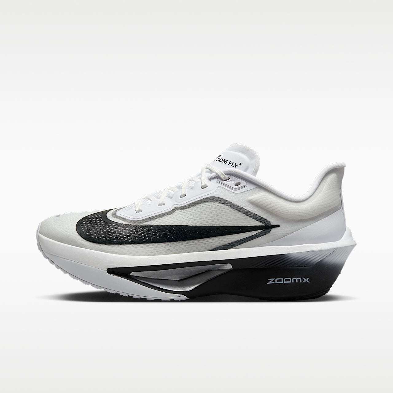 Zoom Fly 6 Men's Road Racing Shoes White/Smoke Grey