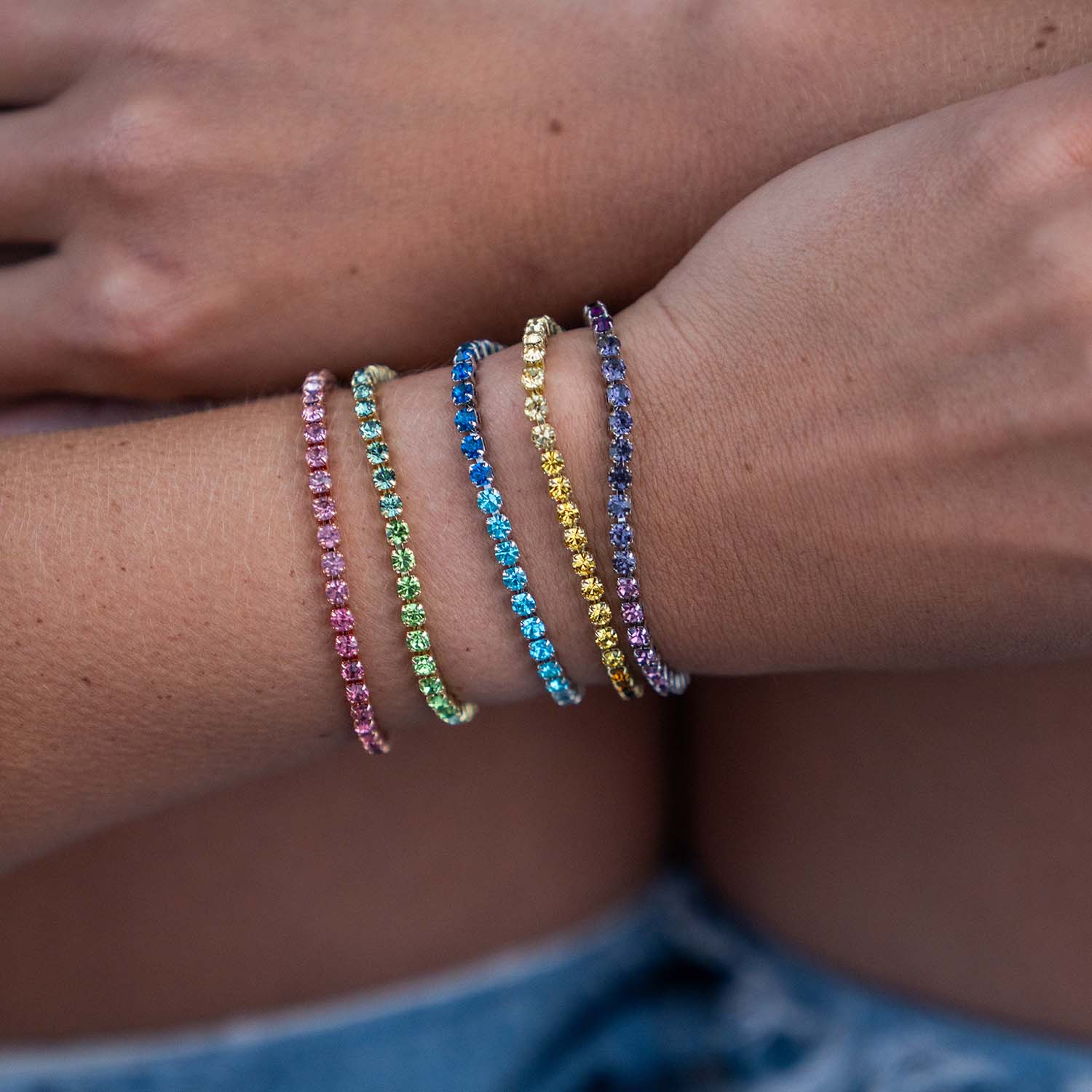 Meaningful Colors Tennis Bracelet