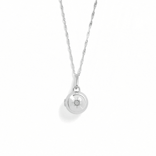Personalized Photo Gem Locket Necklace
