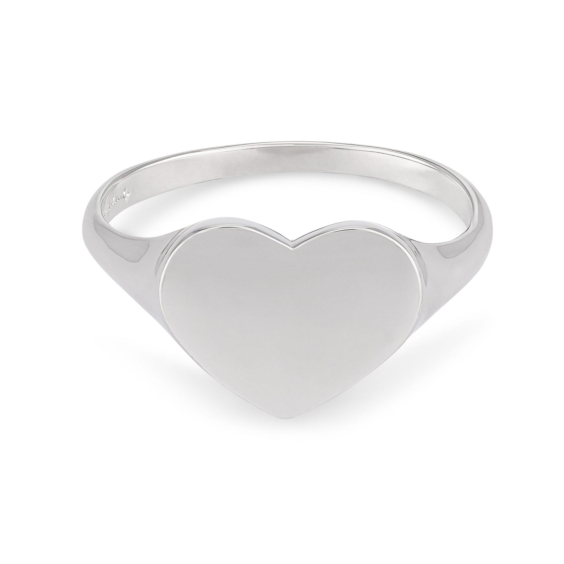 Engravable Heart Ring