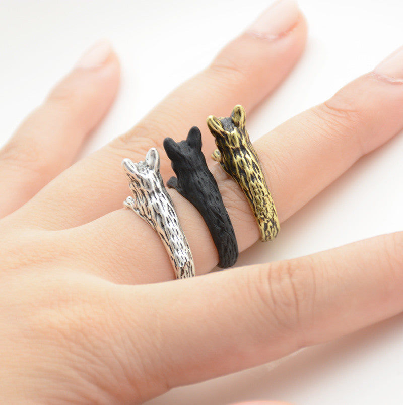 German Shepherd Wrap Ring