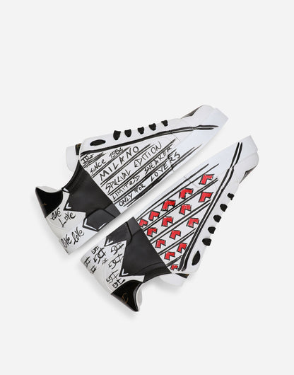 Portofino Limited Edition Men's Calfskin Sneakers in Multicolor