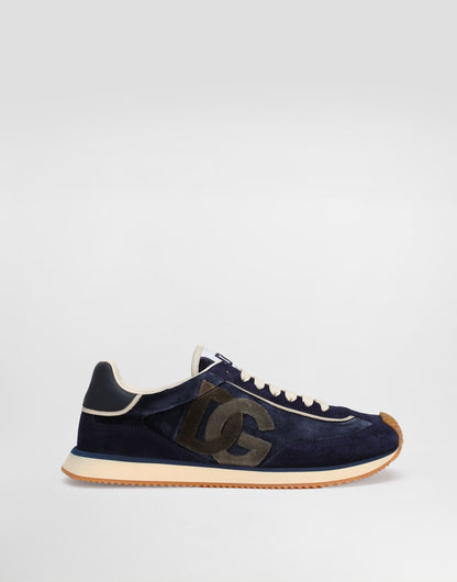 DG Cushion Men's Sneakers Mixed Velvet Calfskin Multicolor