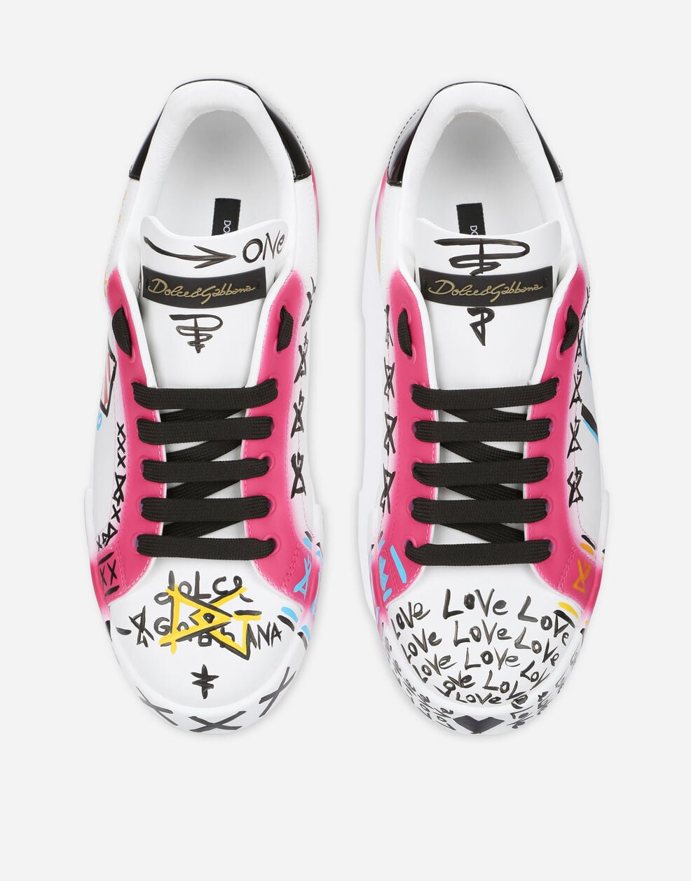 Portofino Limited Edition Calfskin Sneakers Multicolor Men's