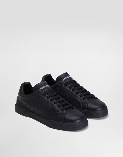 Men's Portofino Light Strobel Calfskin Sneakers Blue