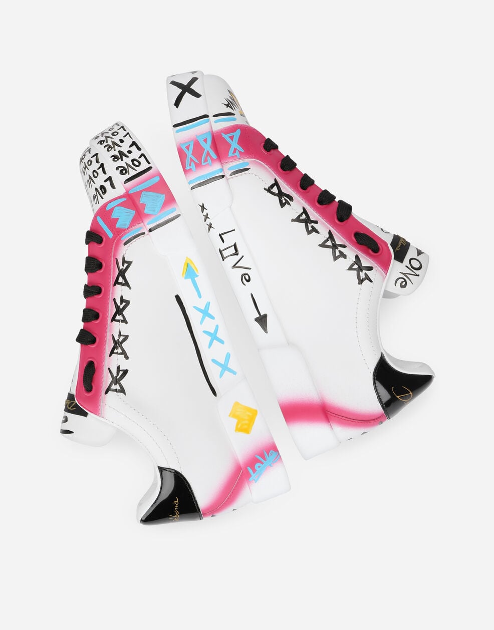 Portofino Limited Edition Calfskin Sneakers Multicolor Men's
