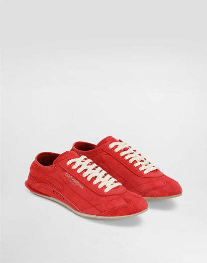 Men's Gimondi Suede Lace-Up Shoes Red