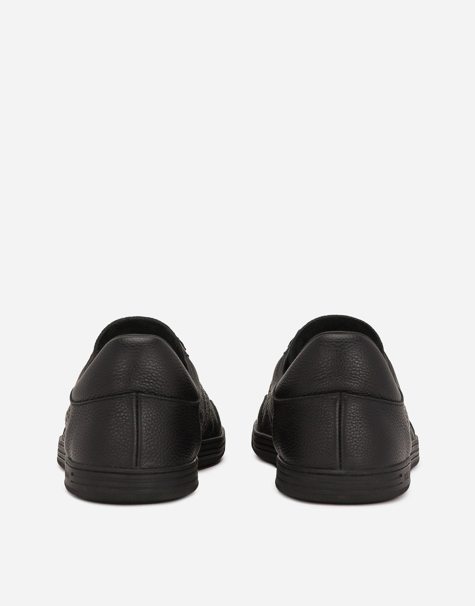 Men's Saint Tropez Sneakers Perforated Calfskin Black