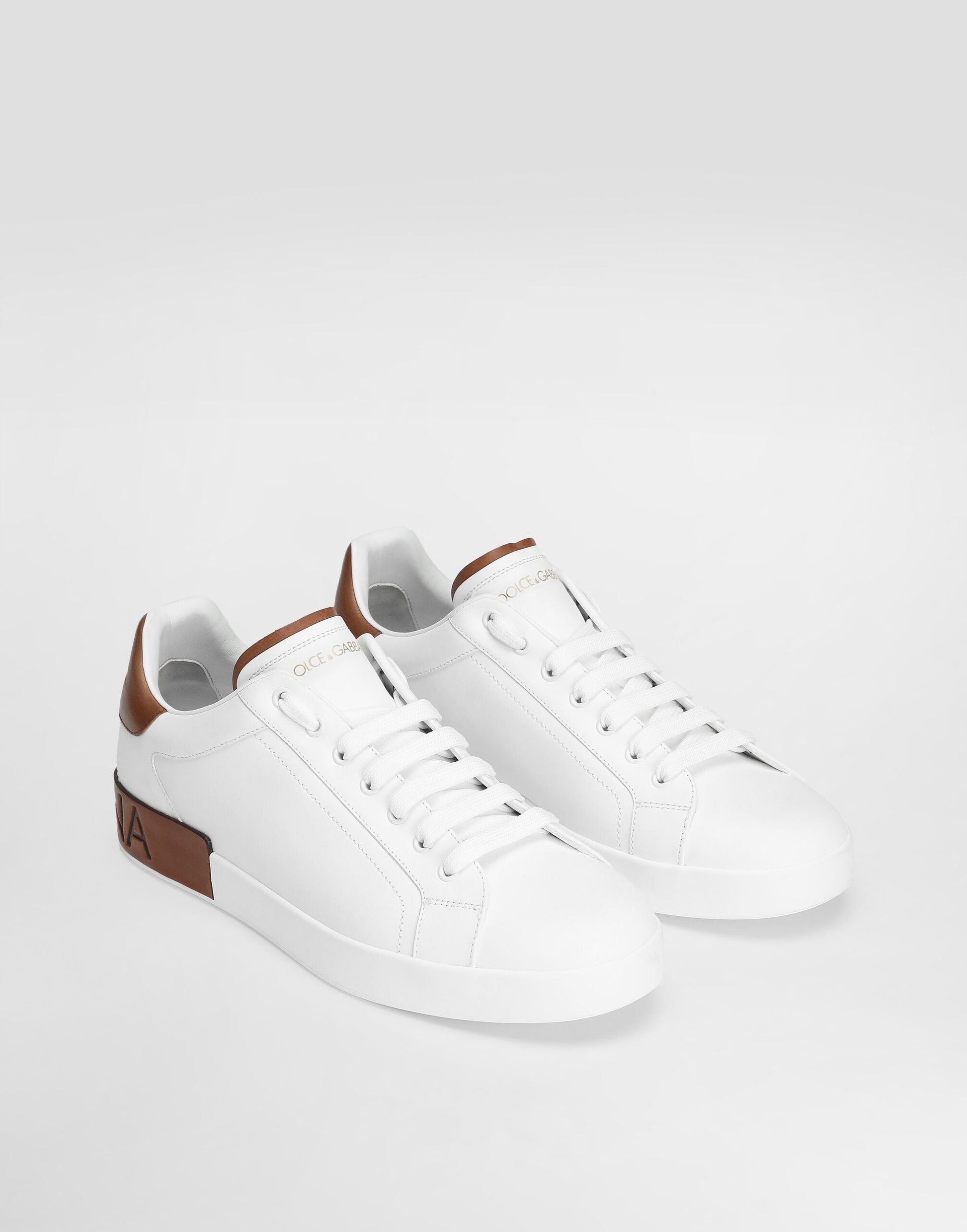 Portofino Calfskin Men's Sneakers White CS2278A9U738S537