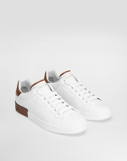 Portofino Calfskin Men's Sneakers White CS2278A9U738S537