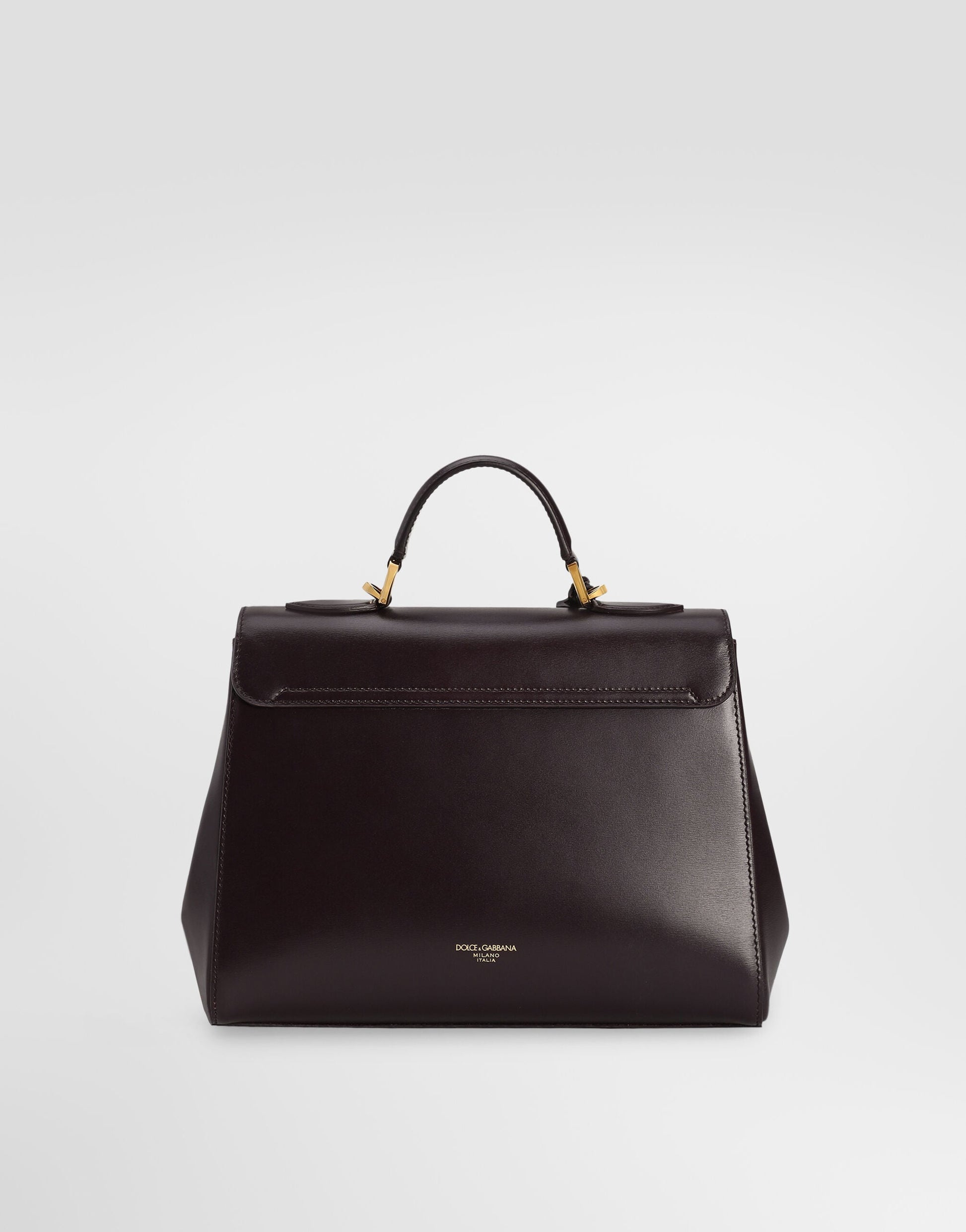 Marlene Handbag Palmellato Calfskin Bordeaux Vintage Brass-Toned Hardware