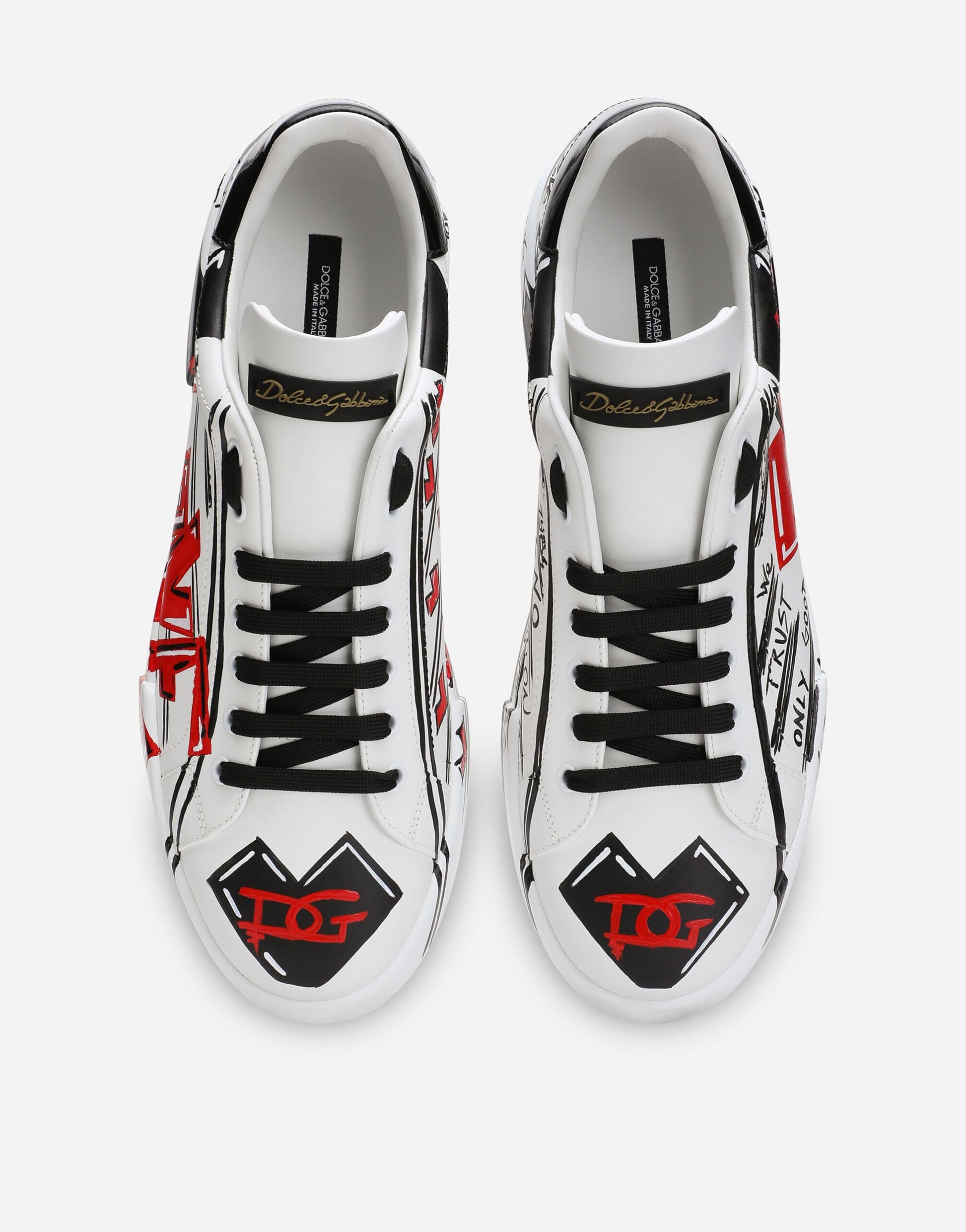 Portofino Limited Edition Men's Calfskin Sneakers in Multicolor