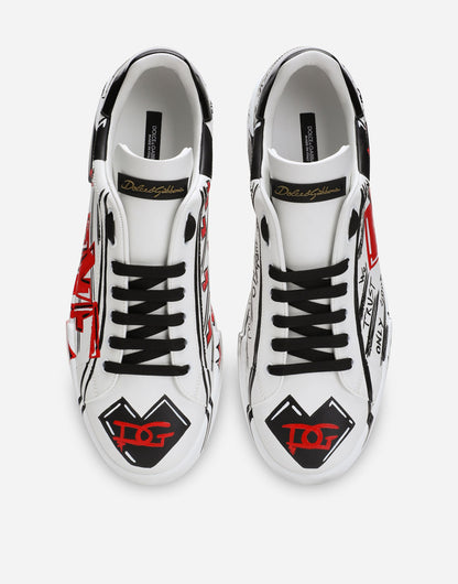 Portofino Limited Edition Men's Calfskin Sneakers in Multicolor