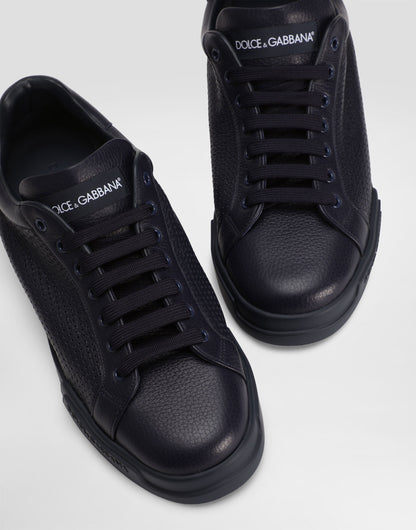 Men's Portofino Light Strobel Calfskin Sneakers Blue