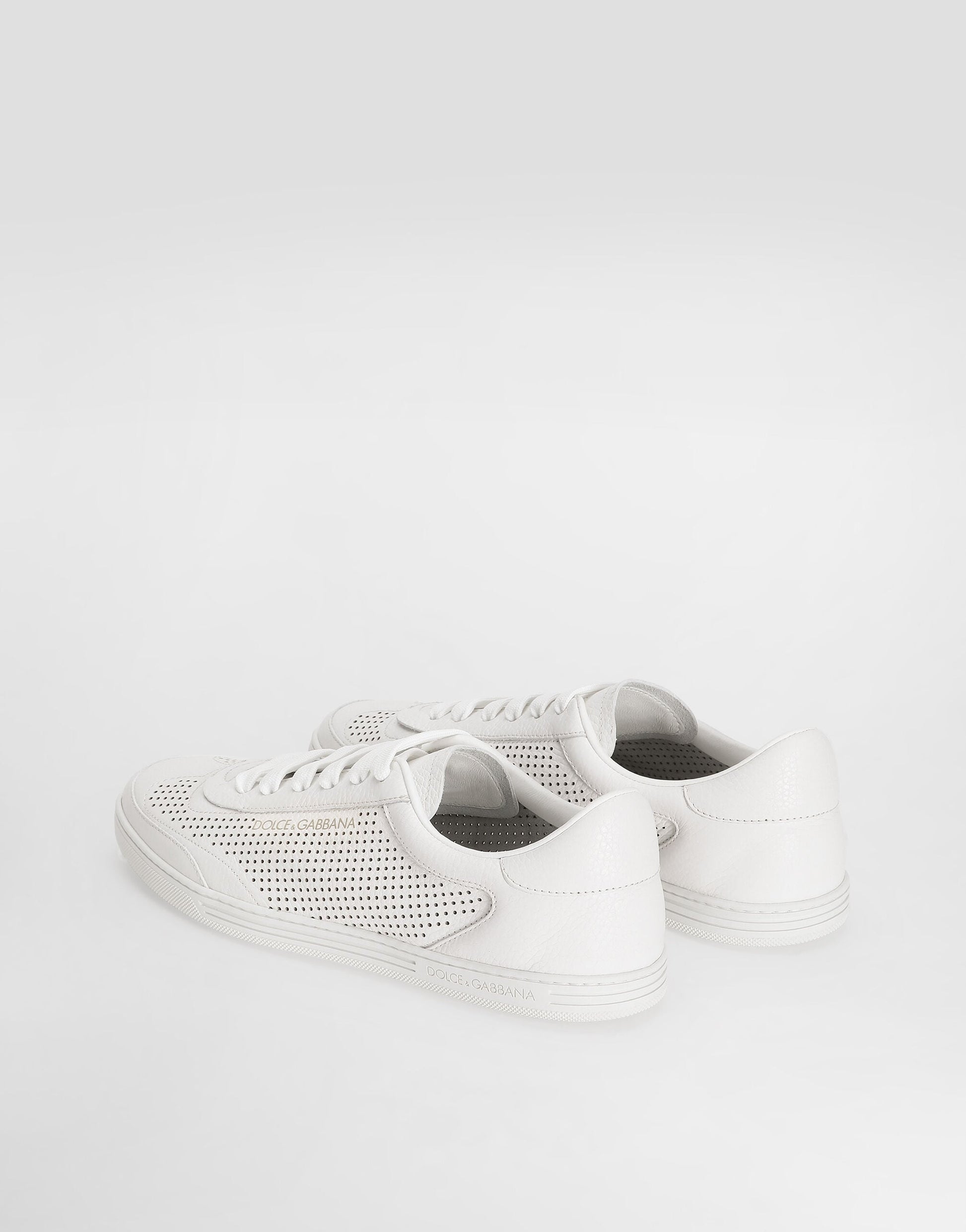Saint Tropez Men's Perforated Calfskin Sneakers