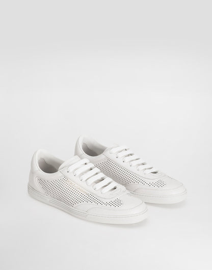 Saint Tropez Men's Perforated Calfskin Sneakers