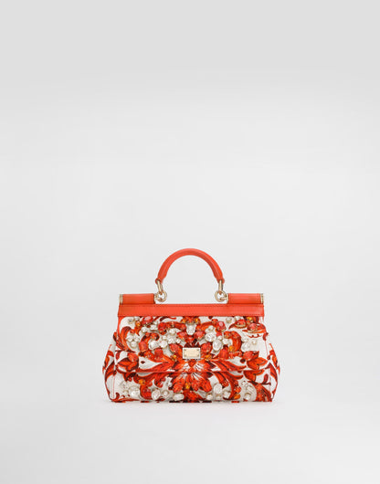 Mini Sicily Handbag Leather Multicolor Gold-Toned Hardware