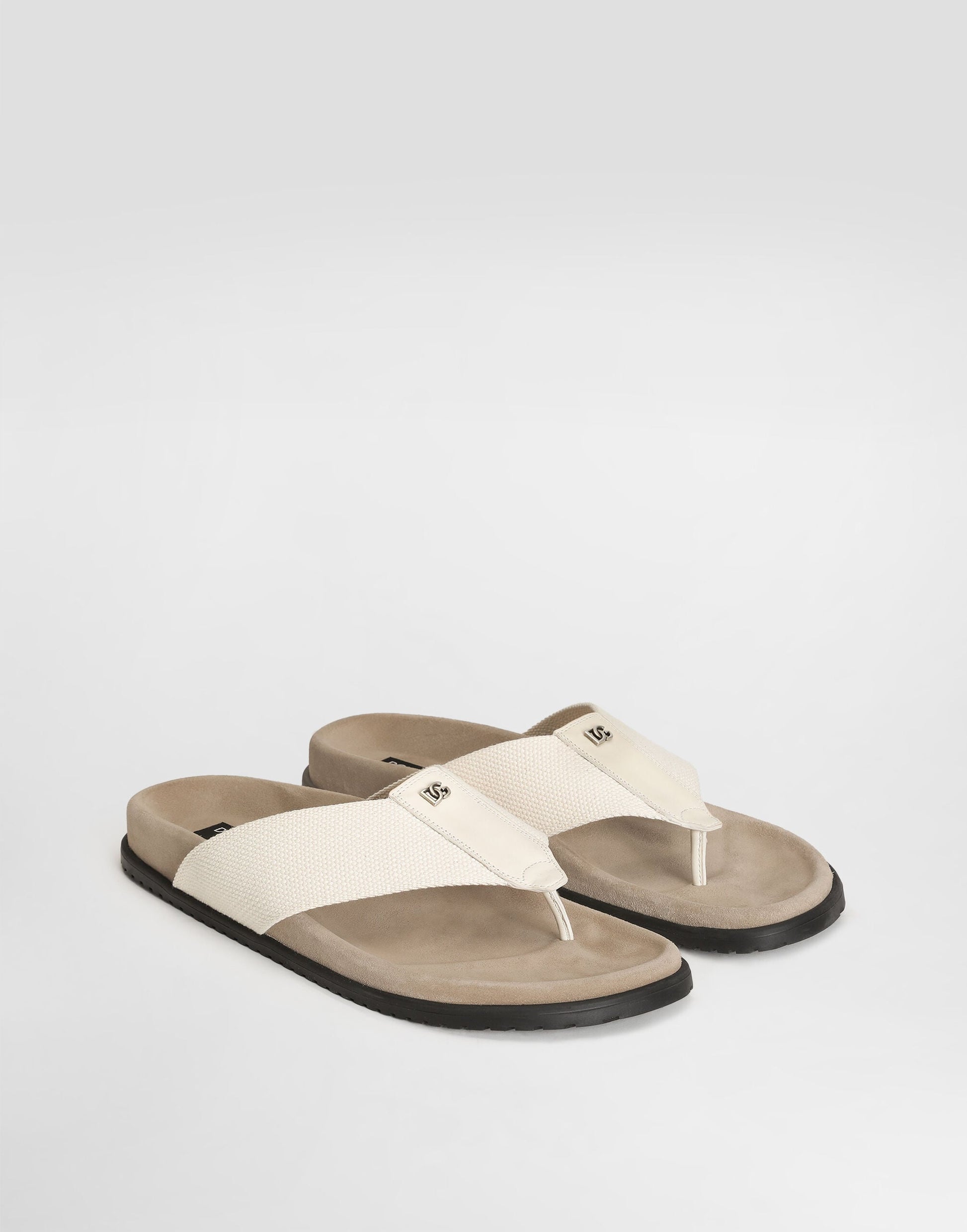 Men's Logo Flip Flops DG Casual Shape Vintage Palladium Neutral