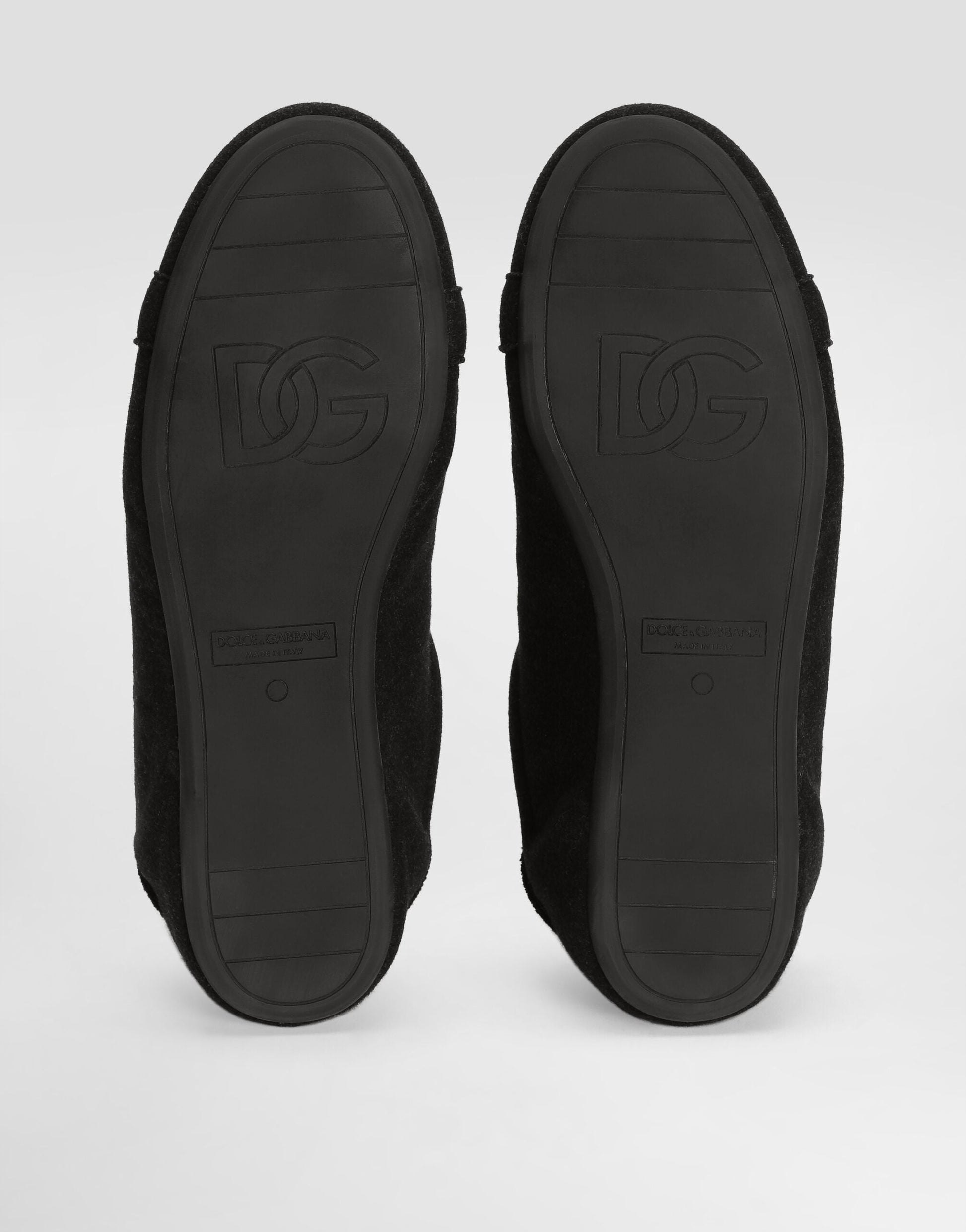 Portofino Soft Men's Sneakers Split Leather Black