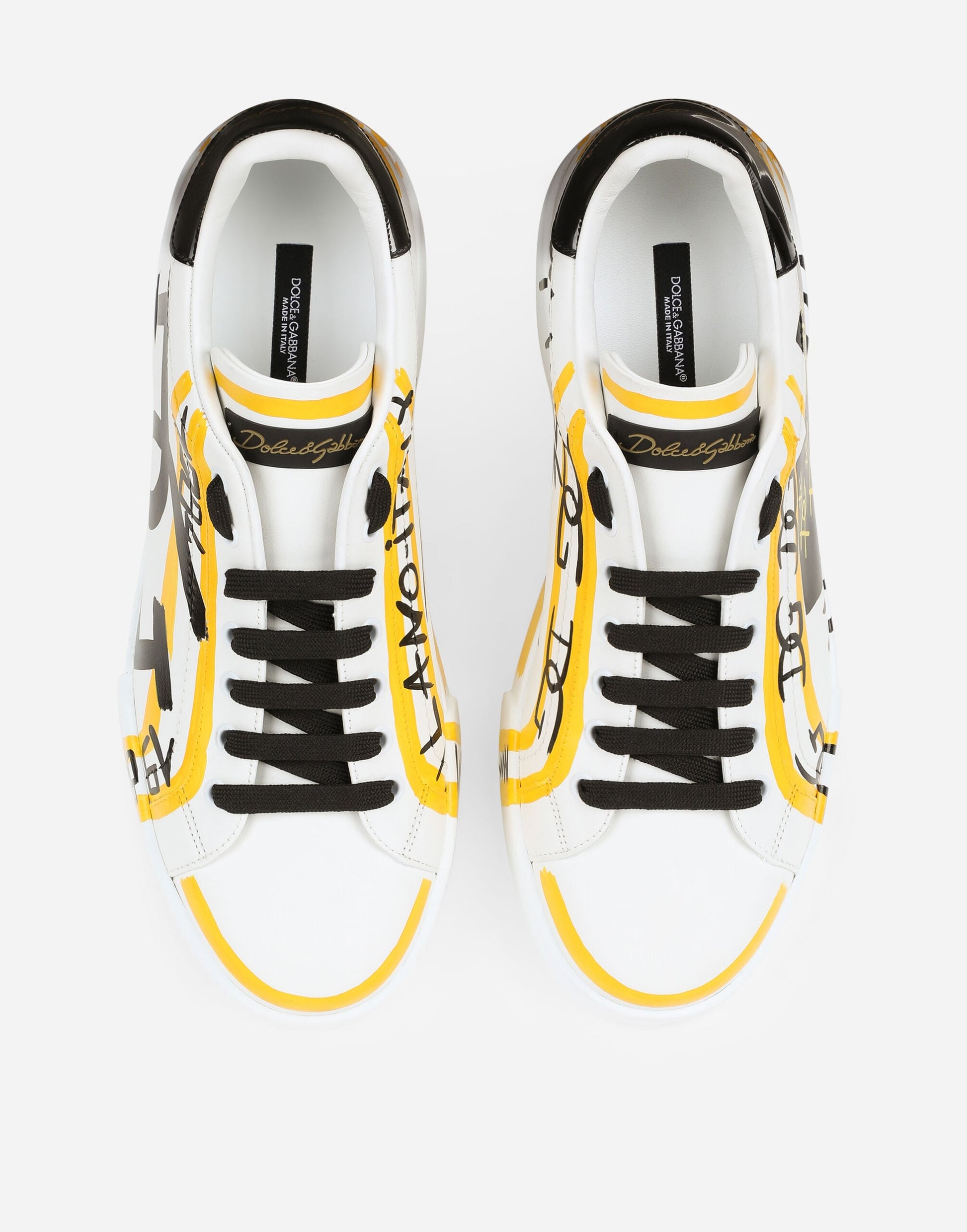 Portofino Limited Edition Men's Sneakers Calfskin Leather Multicolor