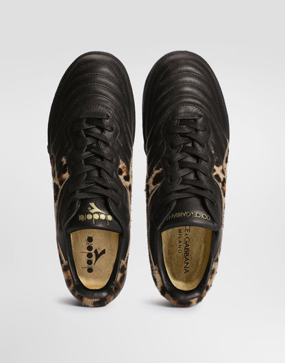 Calfskin Sneakers with TPU Outsole and Leather Insole Multicolor