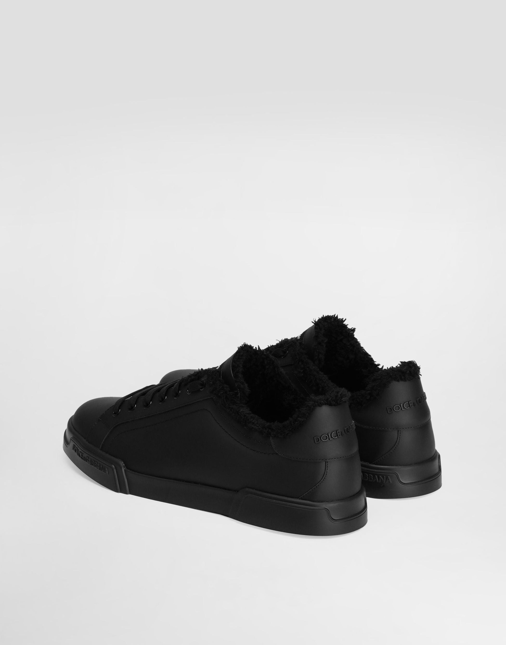 Portofino Light Men's Calfskin Sneakers Black