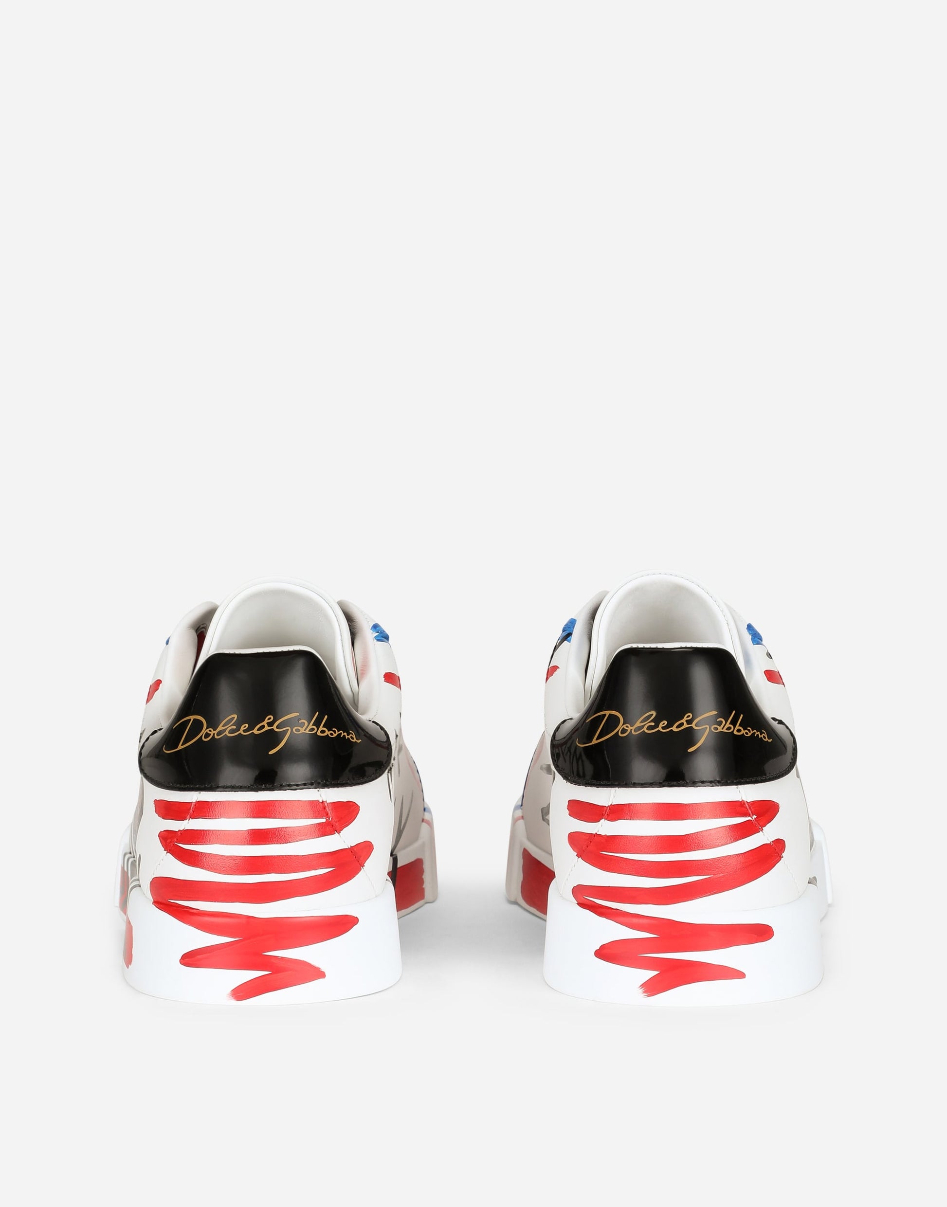 Portofino Limited Edition Men's Calfskin Sneakers Multicolor
