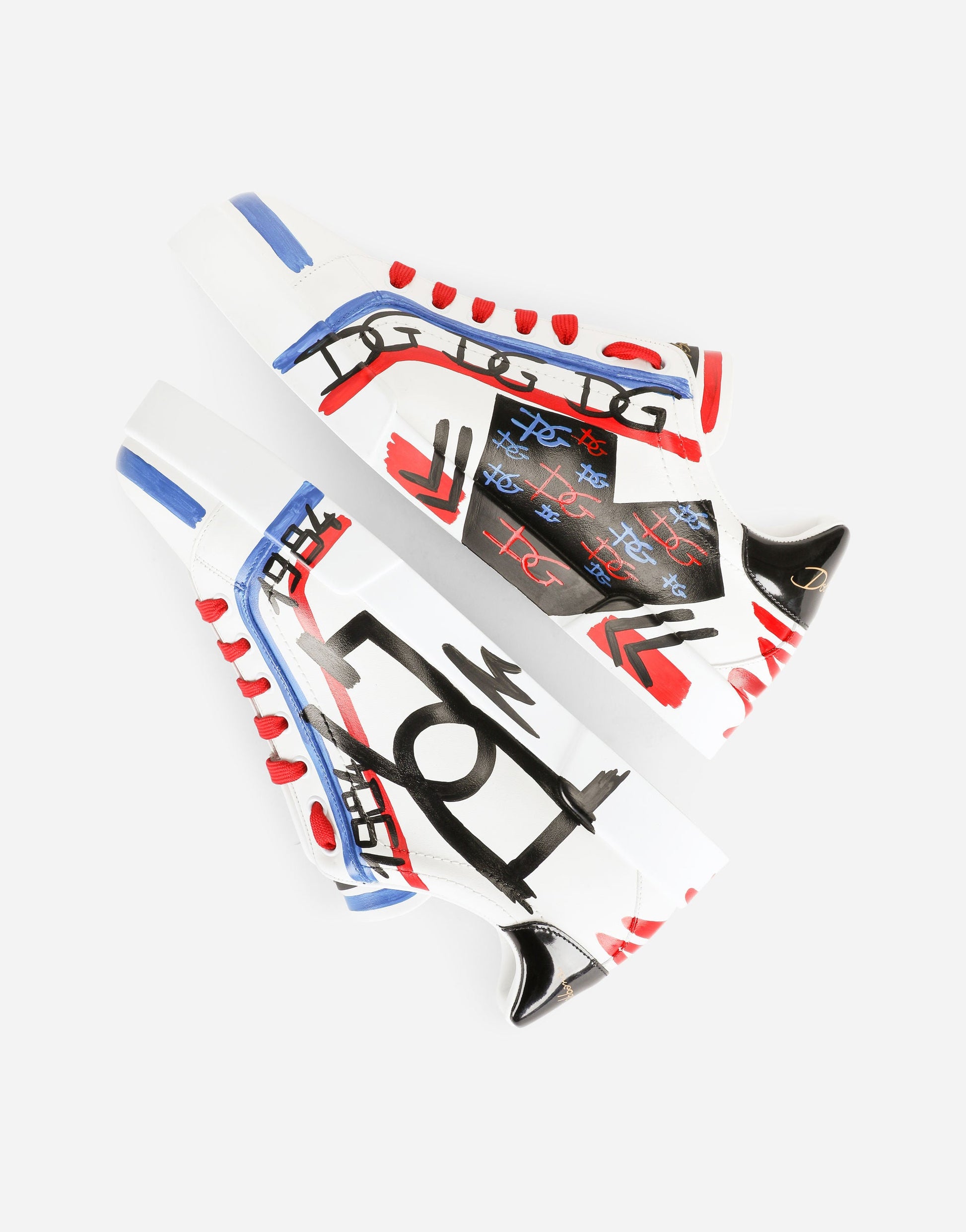 Portofino Limited Edition Men's Calfskin Sneakers Multicolor