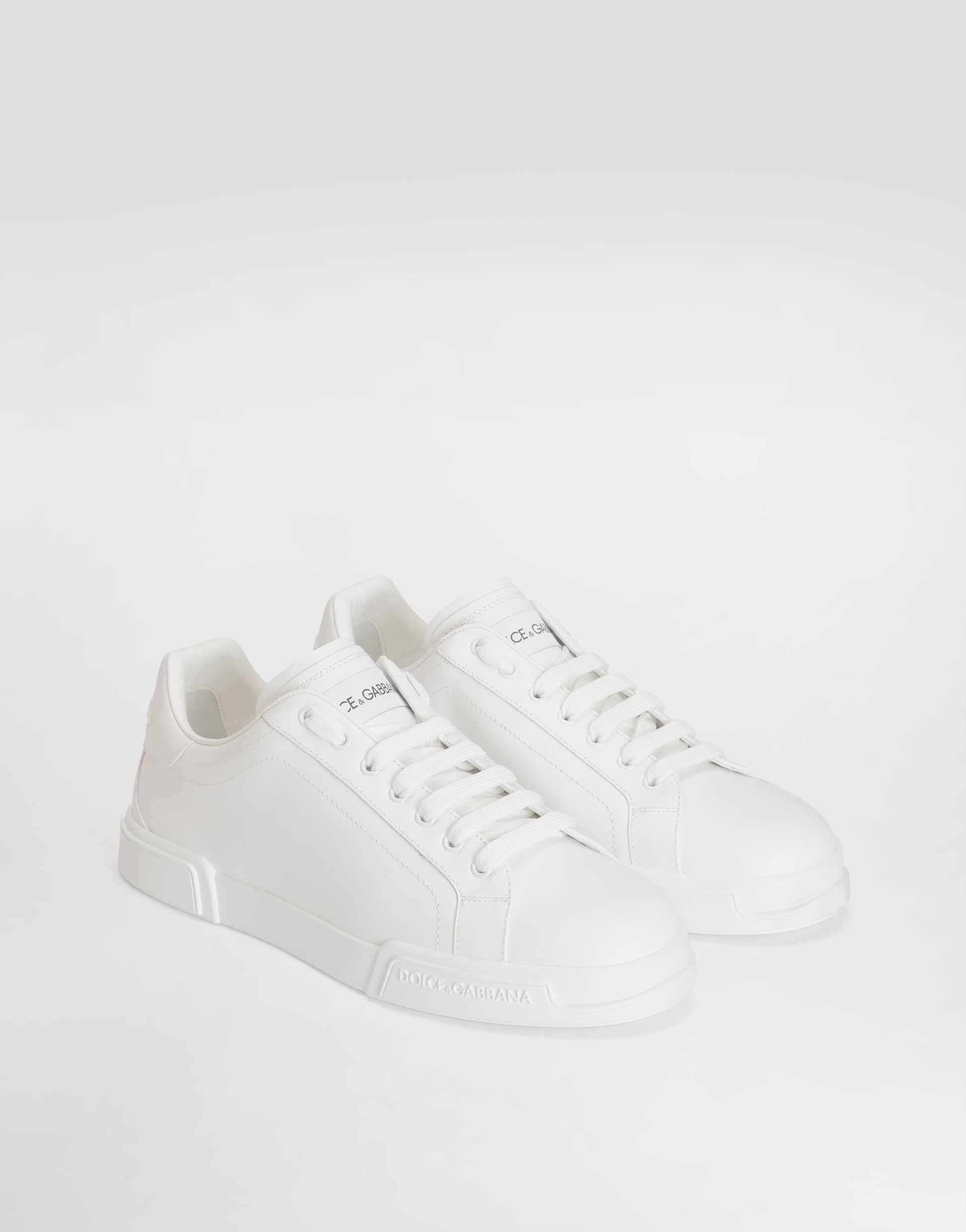 Portofino Light Men's Sneakers in Calfskin White