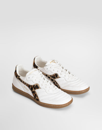 Men's Italian Calfskin Sneakers With Laser-Engraved Logos Multicolor