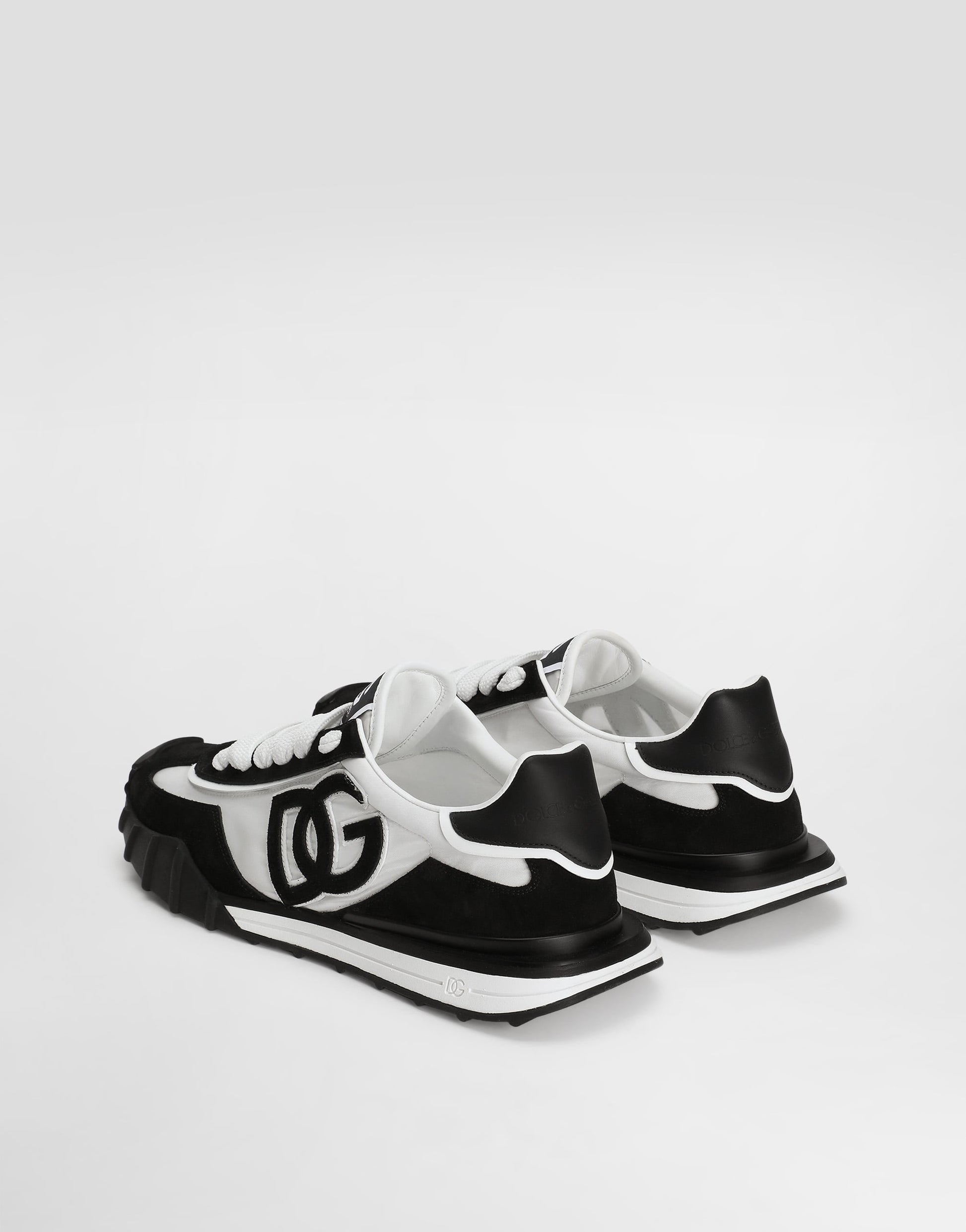 DG Athletic Sneakers In Fabric And Calfskin Multicolor