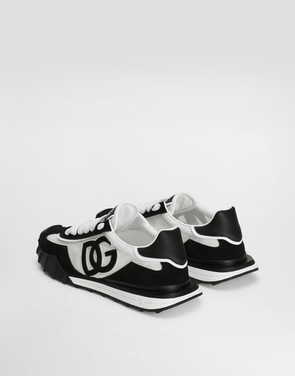 DG Athletic Sneakers In Fabric And Calfskin Multicolor