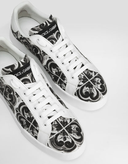 Men's Portofino Light Strobel Sneakers Majolica-Print Multicolor