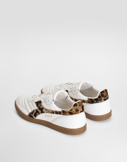 Men's Italian Calfskin Sneakers With Laser-Engraved Logos Multicolor