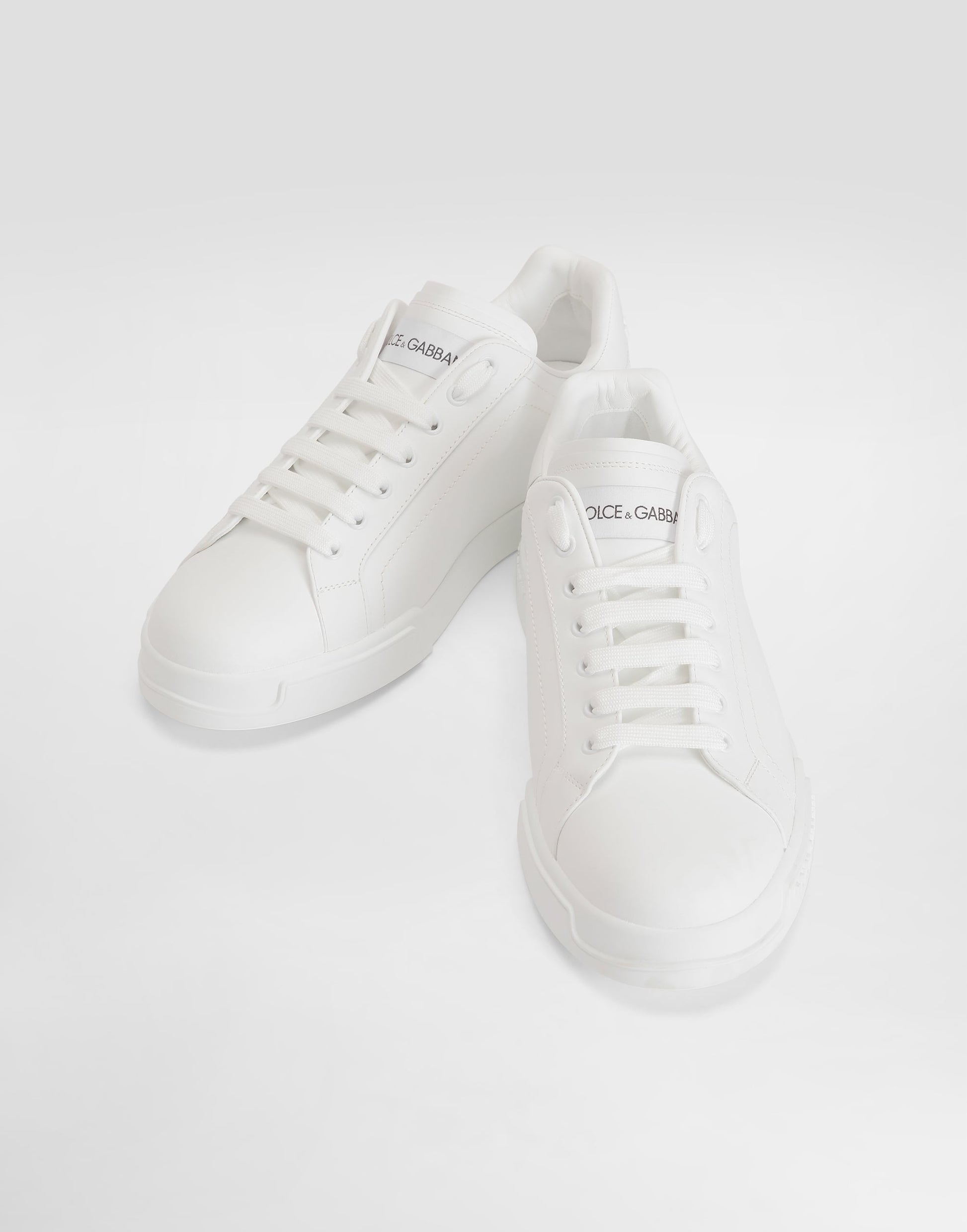 Portofino Light Men's Sneakers in Calfskin White