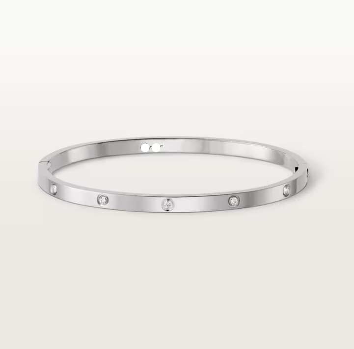 Small 10 Diamonds Love Bracelet Timeless Luxury
