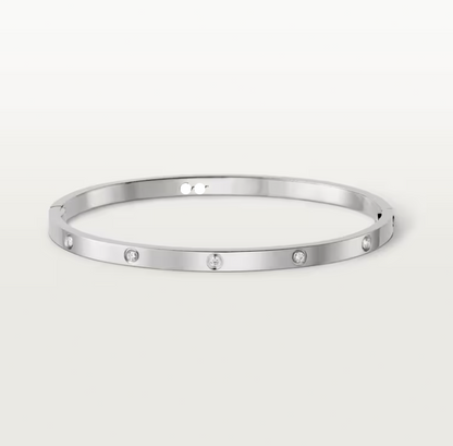 Small 10 Diamonds Love Bracelet Timeless Luxury