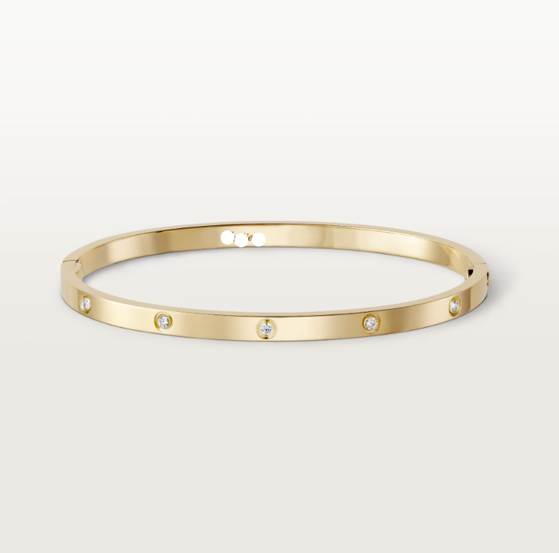 Small 10 Diamonds Love Bracelet Timeless Luxury