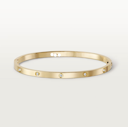 Small 10 Diamonds Love Bracelet Timeless Luxury