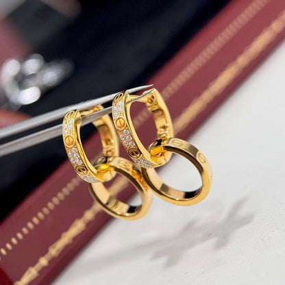 Love Double Hoop Earrings