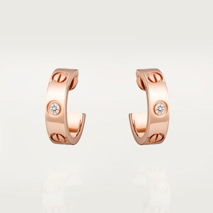Love Hoop Earrings