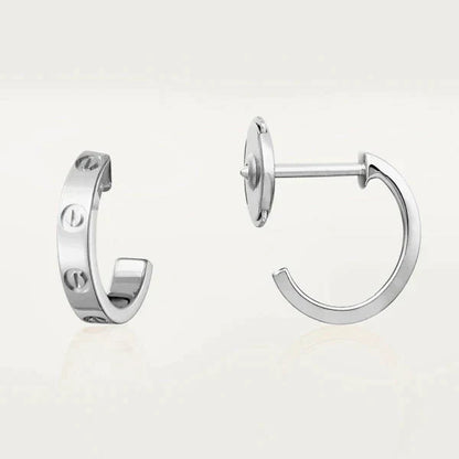 Love Hoop Earrings 2.65mm