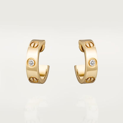 Love Hoop Earrings