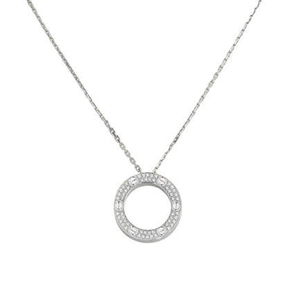 Love Paved Cubic Zirconia Necklace