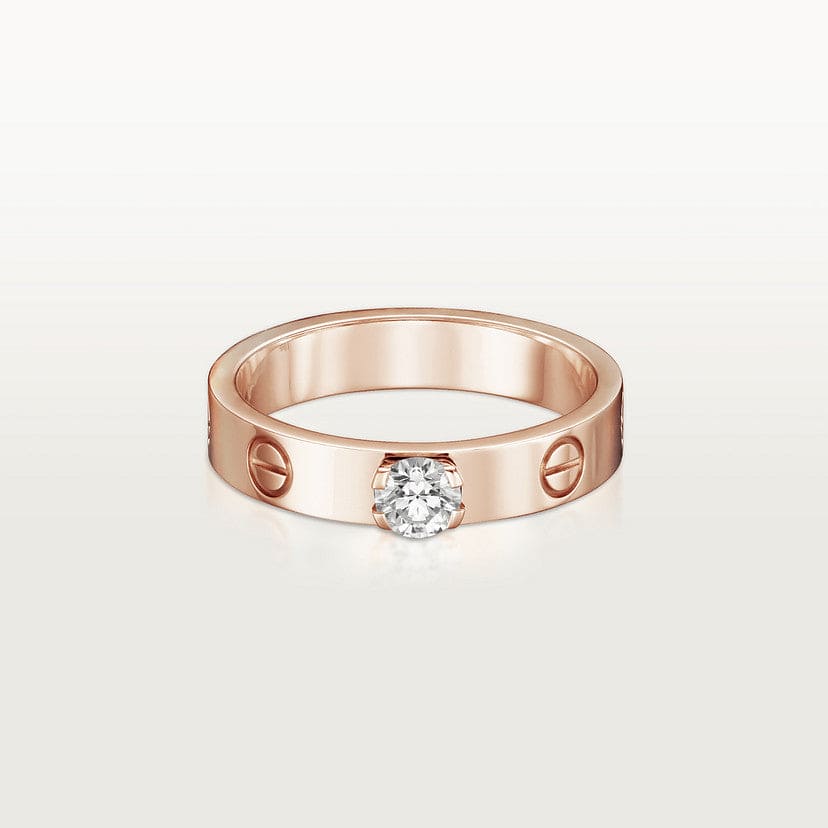 Love Solitaire Cubic Zirconia Ring