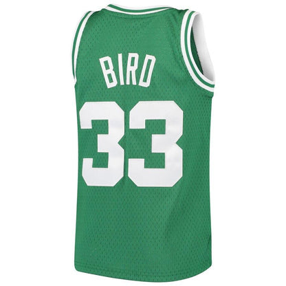 Larry Bird Boston Celtics Youth Hardwood Classics Swingman Throwback Jersey – Kelly Green
