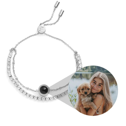 Personalized Photo Tennis Bracelet
