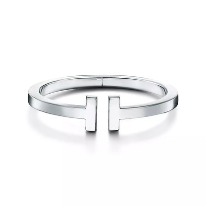 T Square 18K Gold Vermeil Sterling Silver Bracelet