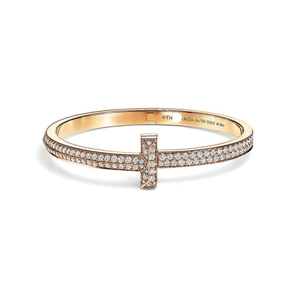 T1 Wide Hinged Bangle Bracelet